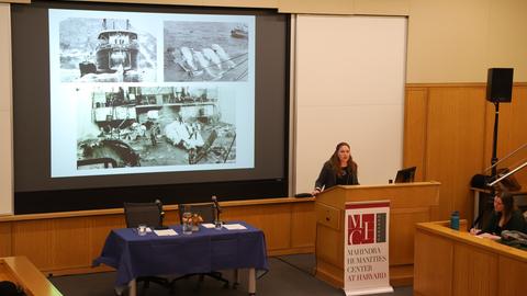 Bathsheba Demuth presenting